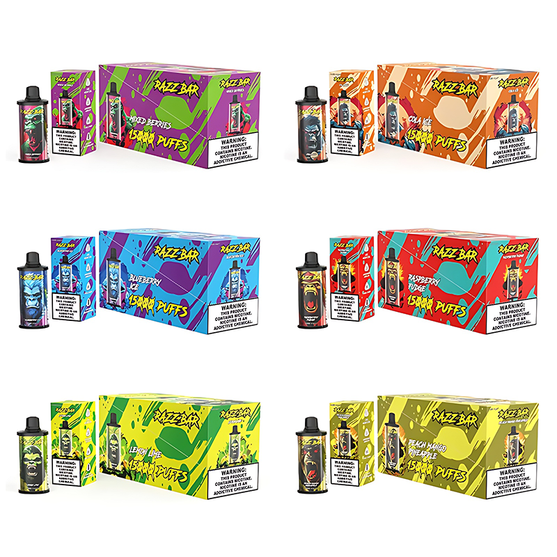 Razz Bar 15000 disposable vape - 15K puffs with mesh coil technology